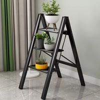 Shop E-Home - Escalera Plegable De Acero 3 Peldaños Tipo Tijera