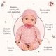 thumbnail image 3 of Muñeca LullaBaby realista de 35 cm con atuendo y accesorios, 3 of 9