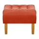 thumbnail image 5 of Sofa Retro 3c + 2 Pouf Felpa 04 Naranjo, 5 of 6