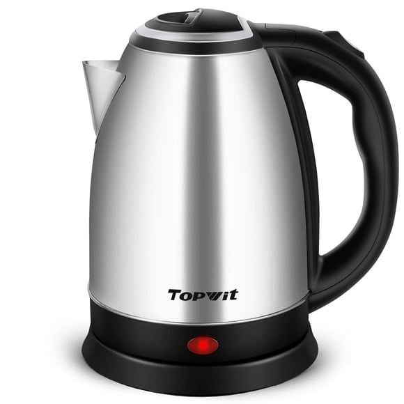 Hervidor eléctrico TopWit 2.0L de acero inoxidable sin BPA plateado