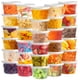 thumbnail image 1 of Contenedores de plástico para delicatessen TashiBox de 16 oz (50 juegos) con tapas, 1 of 7