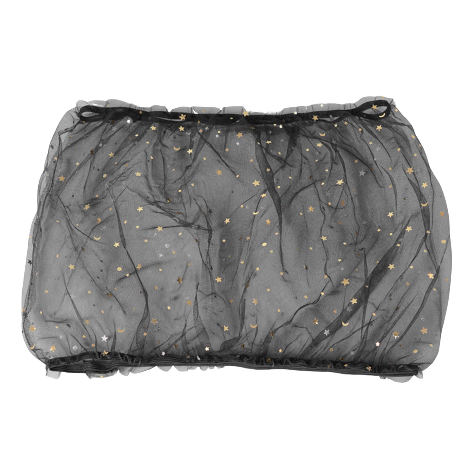 Magideal - Birdcage Guard Catcher Protección A Prueba De Polvo Elástica Cubierta De Jaula De Pájaros Para Cockatiel Conures Macaw Parrot Jaulas , Negro