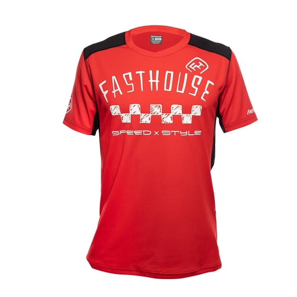 Jersey Fasthouse Manga Corta Infantil JR Alloy Nelson Rojo M