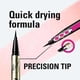thumbnail image 5 of Delineador líquido Heroine Make KISSME Prime Waterproof Brown, 5 of 9