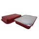 thumbnail image 4 of Sartén rectangular de aluminio desechable KitchenDance #52180L, 100 ml, roja, 4 of 5