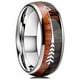 thumbnail image 5 of 1pc Stylish and Durable Viking Wood Inlay Titanium Steel Wedding Ring for Men and Women, 5 of 5