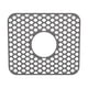 thumbnail image 3 of Alfombrilla de silicona para fregadero, accesorio de rejilla protectora para fregadero de cocina con drenaje central, rejillas de fregadero plegables , GRIS, 3 of 5