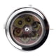 thumbnail image 4 of Faro delantero vintage para bicicleta, luz LED para bicicleta, 6 LED retro, linterna frontal para bicicleta con superficie de alto brillo y soporte de montaje (plateado), 4 of 5