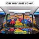 thumbnail image 5 of Wiggles-theme Car Rear Seat Covers Back Elastic Flexible Car Seat Covers Decorative Fits Most Cars 120x59x76cm, 5 of 6
