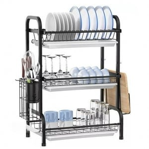 Rebajas - Escurridor Platos Secador Loza Inoxidable 3 Niveles