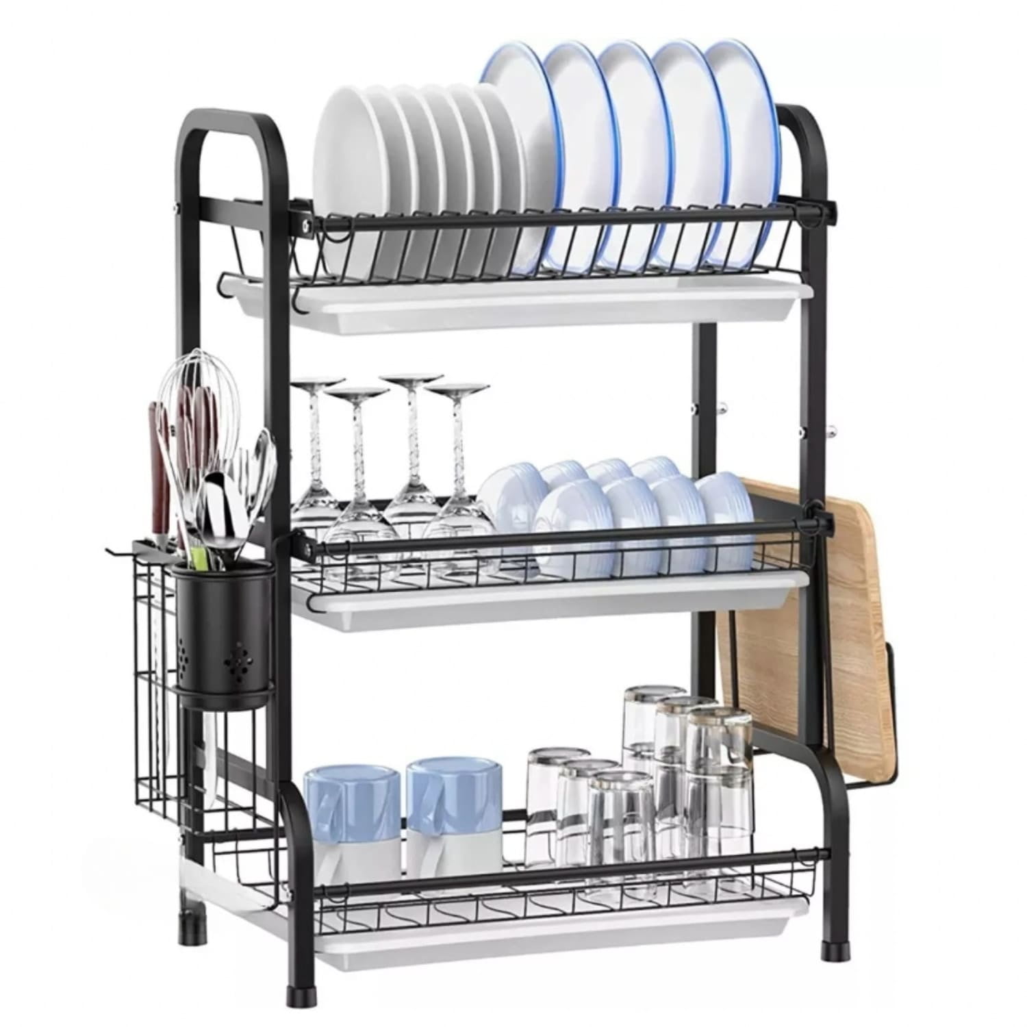 Rebajas - Escurridor Platos Secador Loza Inoxidable 3 Niveles