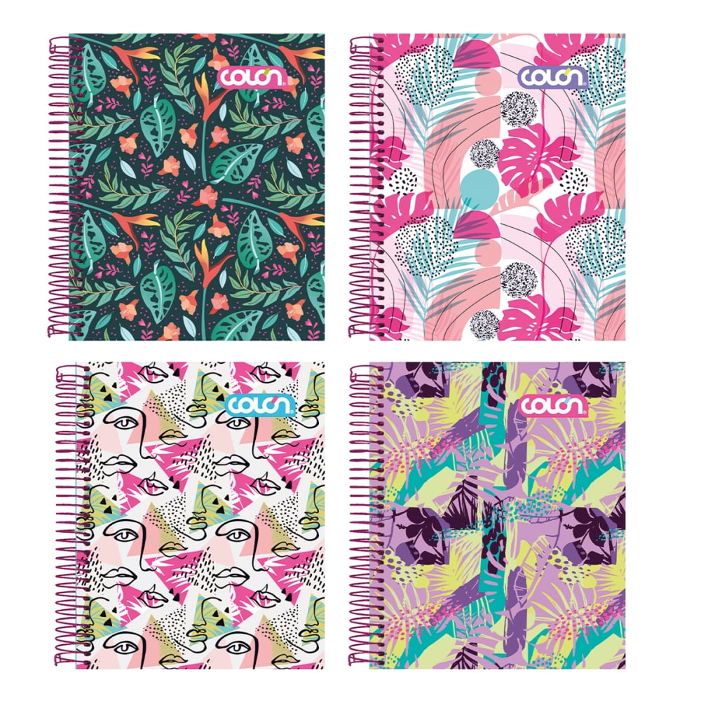 Torre - Pack 6 Cuadernos Book Femenino 7m X150 Hojas