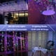 thumbnail image 4 of Cortina de luz LED de color de 5 m + enchufe macho y hembra, 4 of 6