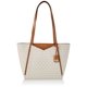 thumbnail image 1 of Bolso tote Michael Kors M Group Sm Tz blanco vainilla 38 x 24 x 15 cm, 1 of 5