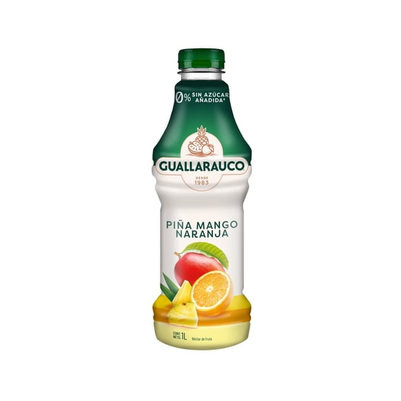 Néctar Sabores Mango Piña Naranja Botella, 1 L