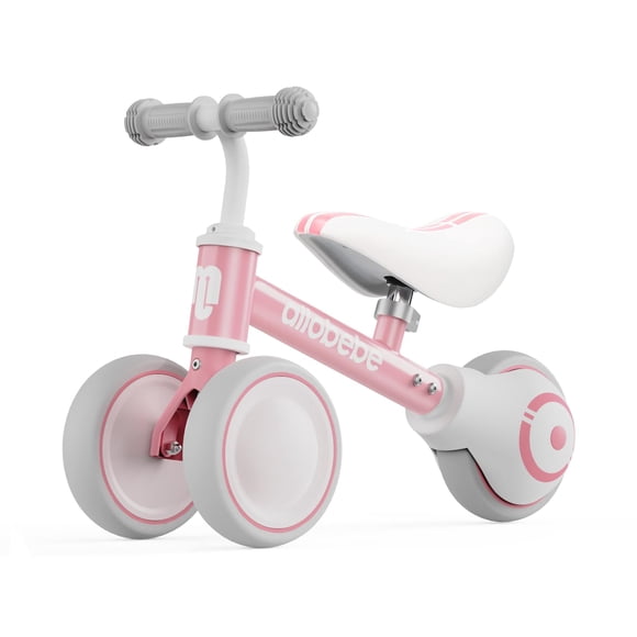Bicicleta Balance Allobebe Cute para bebés de 12 a 36 meses, color rosa