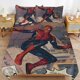 thumbnail image 2 of Comics Friendly Neighborhood Spider-Man 3 Piece Sets Full/Queen Size - Reversible Microfiber Quilts with 2 Shams Soft Lightweight Bedspread Coverlet Comforter for All Season Bed Sheets, 2 of 5