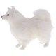 thumbnail image 4 of Figuras De Modelo Animal De Perro De Piel Sintética Blanca Realista Decoración Del Hogar, 4 of 5