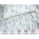 thumbnail image 4 of Juego de sábanas RUVANTI, 100% algodón, percal, tamaño queen, 4 piezas, 4 of 8