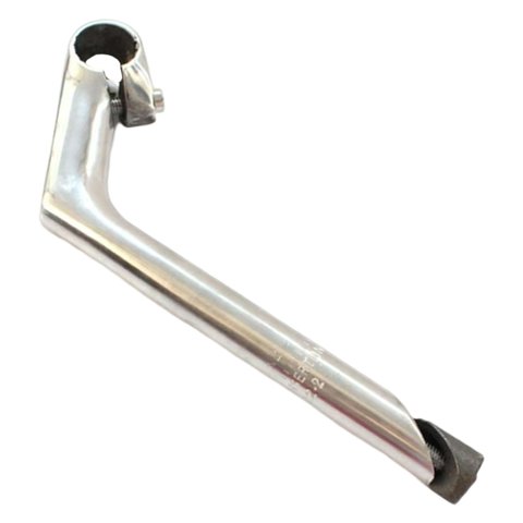 Magideal - Manillar De Aleación De Aluminio, Cuello De Cisne, Manillar: 25,4 Mm, : 22,2 Mm, Para Bicicletas De Playa O De Crucero, Bicicletas Bmx, Bicicletas Cóm , Plata 2 Plata