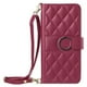 thumbnail image 1 of Funda tipo billetera FOXDOCK para Samsung Galaxy S21 – Tapa abatible con correa para mujer, 1 of 5