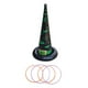 thumbnail image 1 of 5 Conos Deportivos Para Lanzar Anillos De Halloween, Para Suministros Para Fiestas De Halloween Y Eventos, De Color Verde, 1 of 2