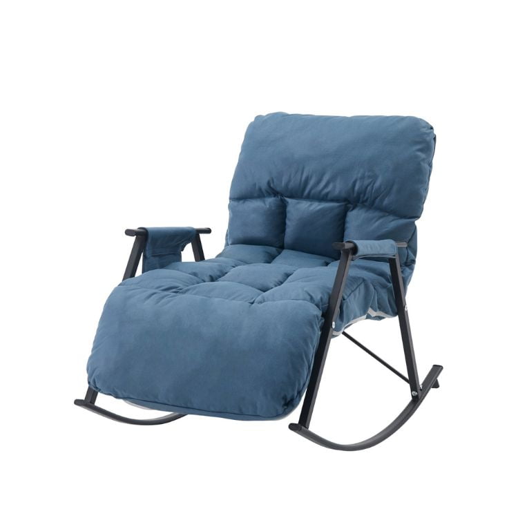 Crusec - Sillón Mecedora Comodidad Interior Exterior Reclinable Hogar