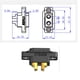 thumbnail image 3 of Conector macho XT60 Amass 10 piezas con tornillos, 3 of 6