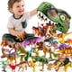 thumbnail image 1 of XINSITE Juego de juguetes de dinosaurios de 46 piezas con huevos y árboles, 1 of 9