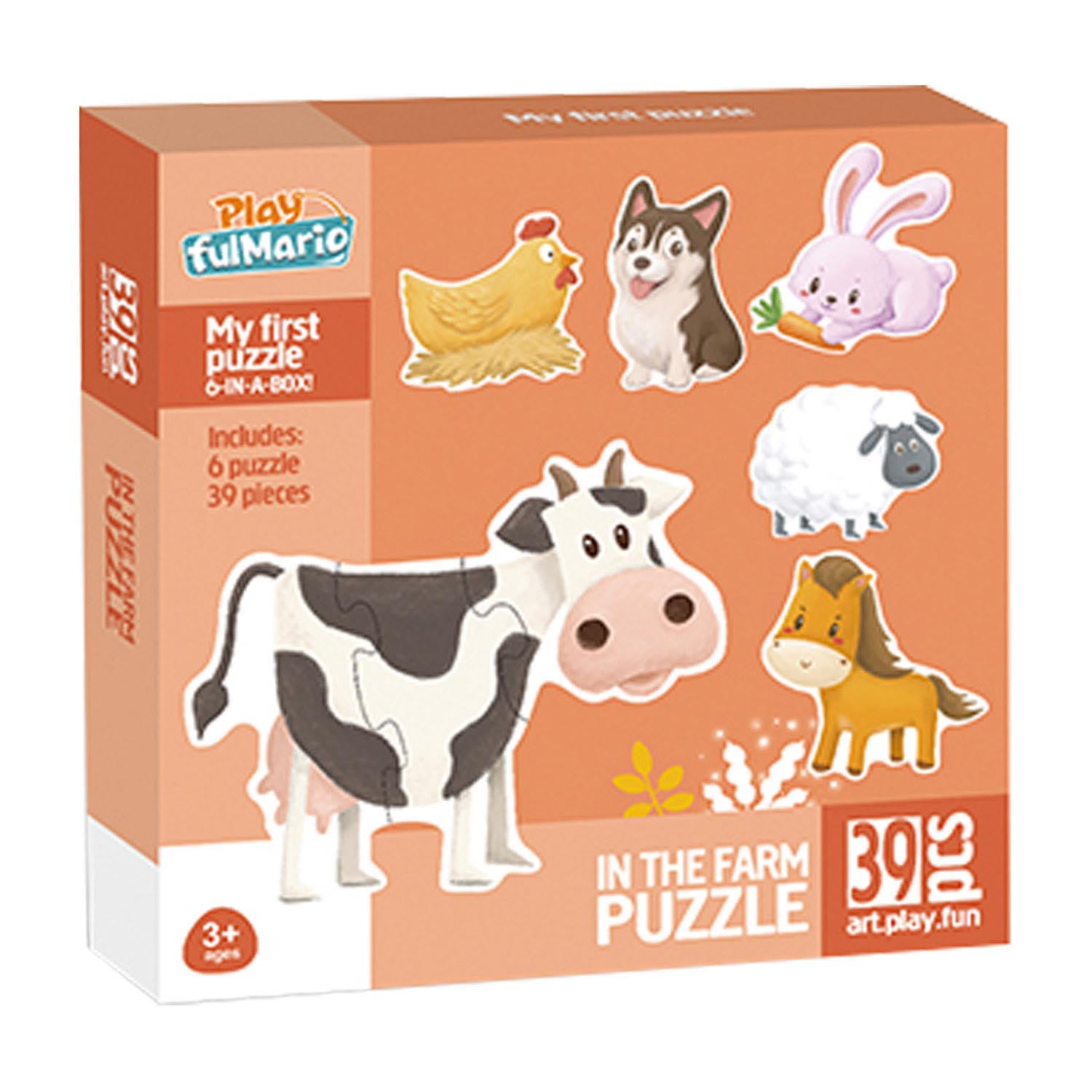 Nobel Gift - Puzzle Jumbo Extra Duras 39 Piezas Granja