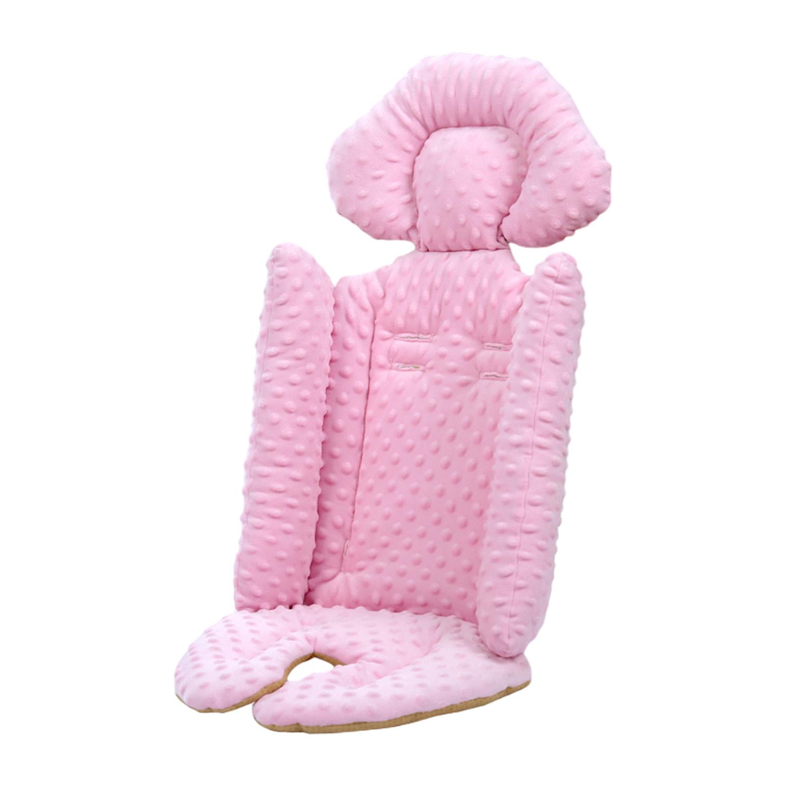 Magideal - Cojín Para Cochecito De Bebé, Almohadillas Para Asiento, Alfombrilla Para Carrito, Colchón Universal Cómodo Para Carrito De Invierno, Alfombrilla Para Rosa