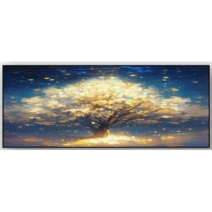 Decostilo - Cuadro Colgante Árbol De La Vida Nocturno 60X120Cm