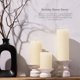 thumbnail image 4 of Juego de 3 velas pilar Bask en color marfil (8 cm, 15 cm, 20 cm), 4 of 6