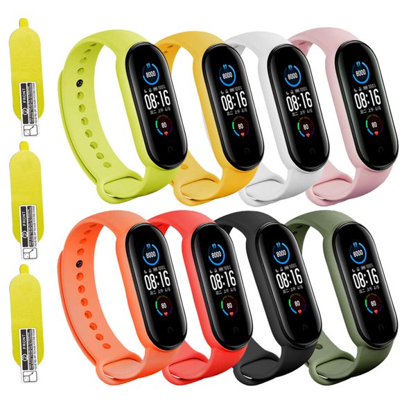Correas LeongLzt para Xiaomi Mi 5 y 6 de Silicona - Paquete de 8