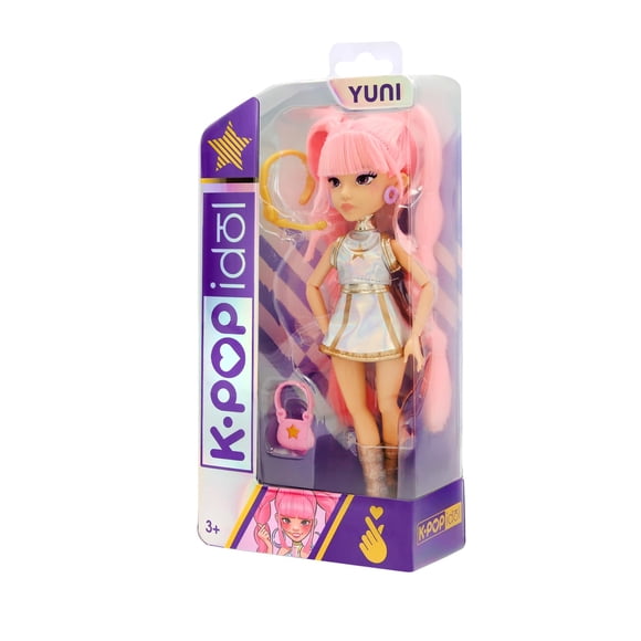 Muñeca de Moda K-POP IDOL 26 cm Cabello Rosa Trenzado