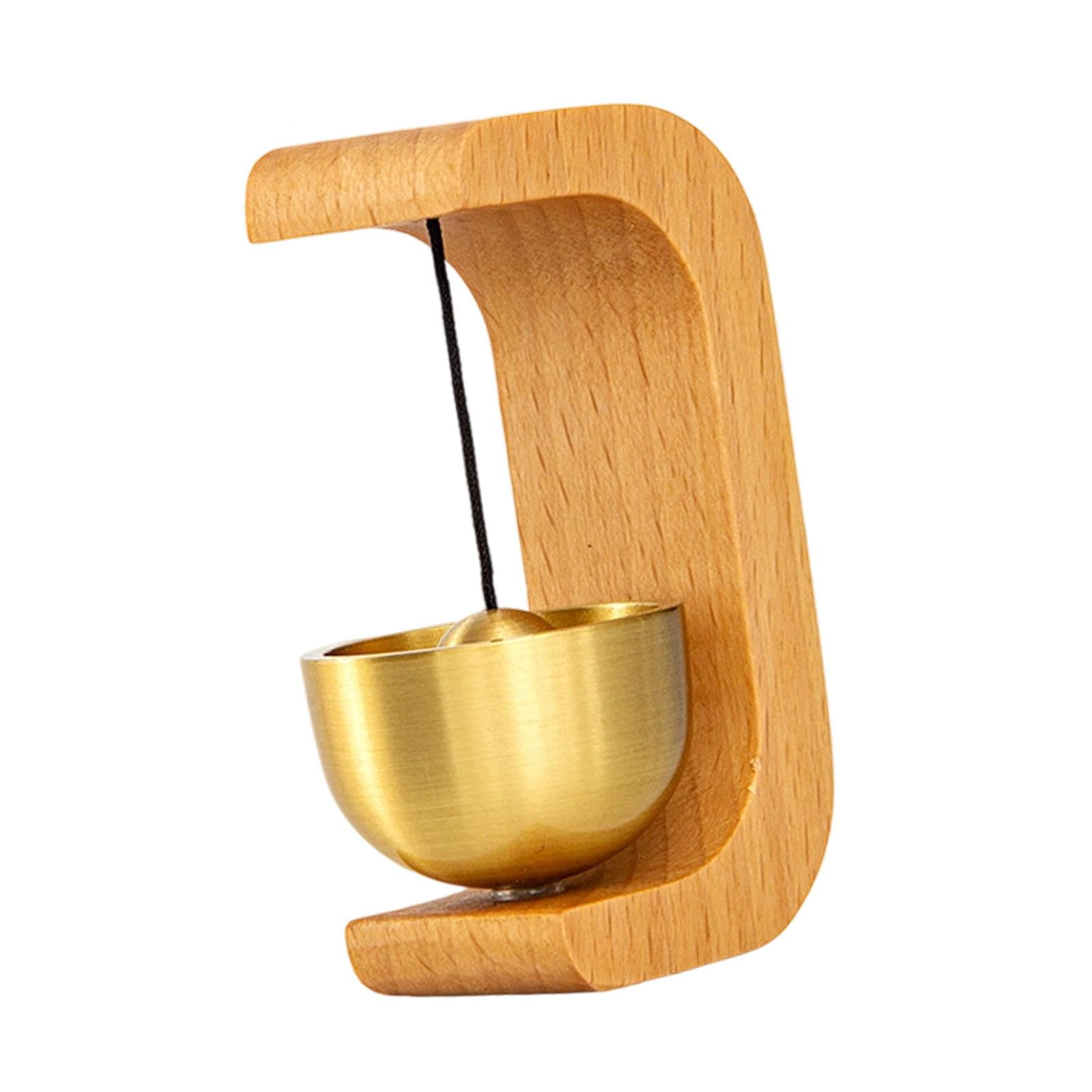 Magideal - Campana De Comerciante, Adorno De Campana De Madera Para Puerta, Pegatina Para Nevera, Timbre, Adorno Para La Entrada De La Tienda, La Oficina O El Color Del Registro