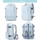 thumbnail image 5 of Mochila Viaje Cabina Avión Impermeable Viral Zapatos USB Celeste, 5 of 8