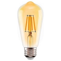 Gen - Ampolleta Led Retro Vintage Luz Calida Decoracion Filamento Multicolor