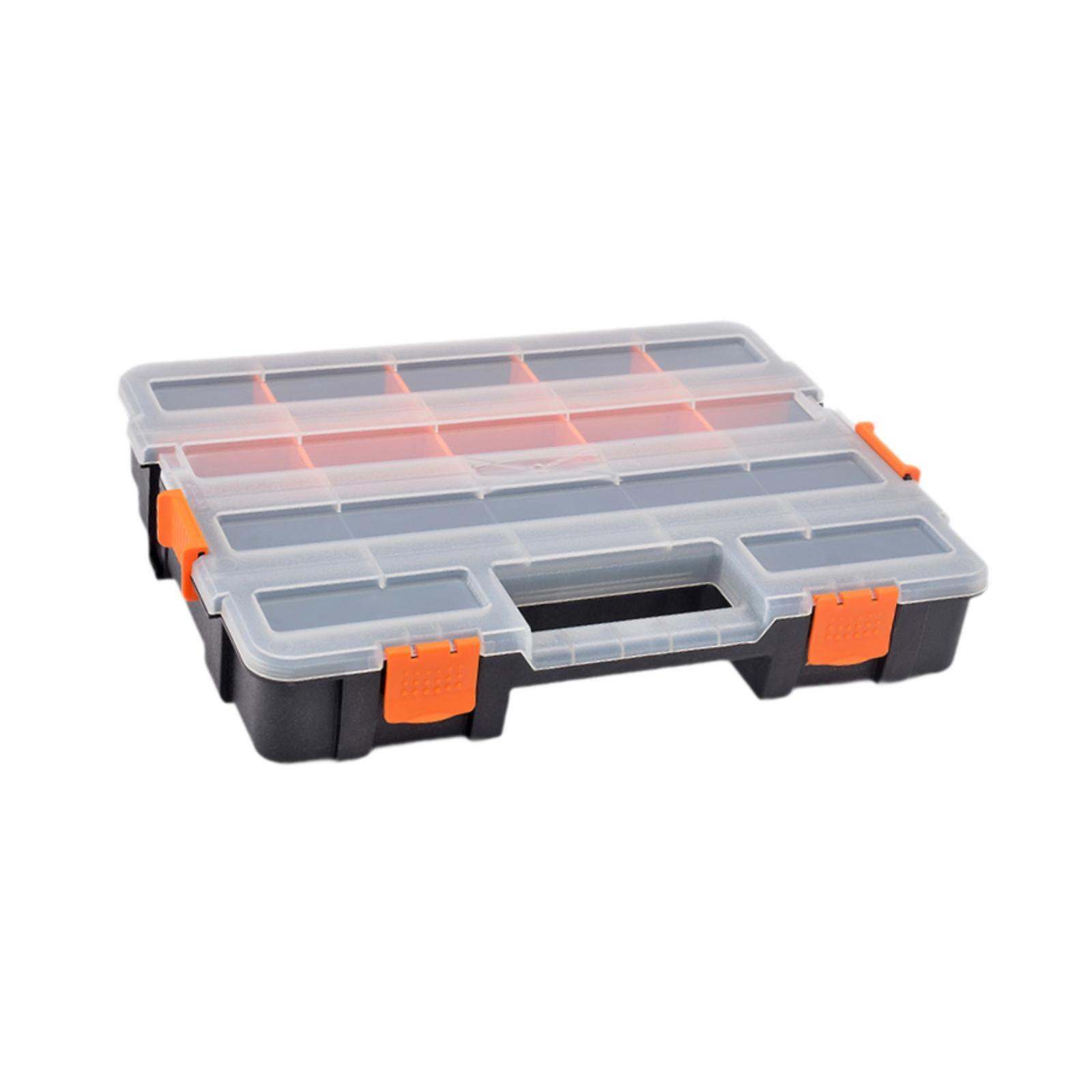 Magideal - Caja Organizadora De Hardware Con Divisores Extraíbles. Compartimentos Para Contenedores Pequeños Versátiles. Organizador De Piezas Pequeñas Para Tuer 375 X 29 X 67 Cm