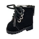 thumbnail image 4 of 1 Par 1/6 Zapatos De Muñeca Accesorios De Decoración Para Muñecas Articuladas De Bola De 20cm Vestir Negro, 4 of 5