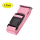 thumbnail image 1 of Unique Bargains Correas de Equipaje de 79'' Correas de Maleta con Etiqueta de Hebilla Polipropileno Rosa 2Pcs, 1 of 7