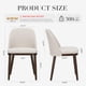 thumbnail image 4 of Sillas de comedor COLAMY, 6 unidades, tapizadas en tela, color beige, 4 of 5