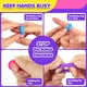 thumbnail image 3 of Juguetes sensoriales Fidget Ring KLT para niños con autismo, paquete de 18, 3 of 3