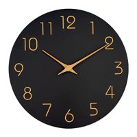 Magideal - Reloj De Pared Decorativo Redondo, Decoración De Pared Muti, Decoración De Colección Minimalista De 10 Pulgadas Para Habitación, Interior, Oficina, Pa Estilo B