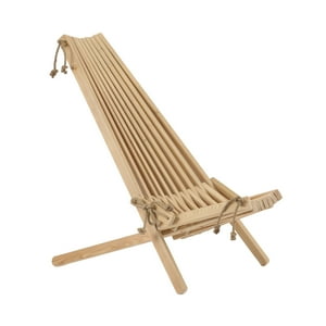 Ecofurn - Silla Finlandesa Alerce Europeo Natural / Silla, Reposera Terraza