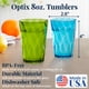 thumbnail image 2 of Vasos para beber US Acrylic Optix Mini 240 ml (juego de 8), 2 of 8