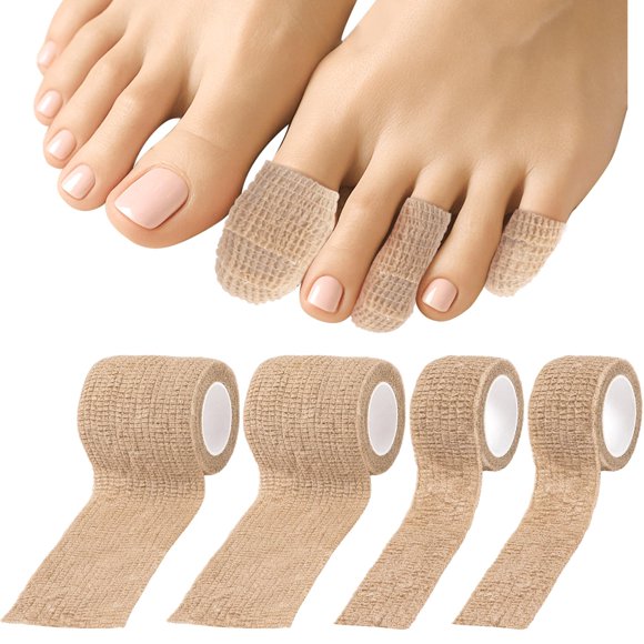 Vendaje Cohesivo Alpinleux 2,5 cm × 2 m y 5 cm × 4,5 m – Pack de 4