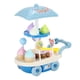thumbnail image 3 of Carrito De Helados De Juguete DIY Simulado Para Niños, Juguete Interactivo Para Interiores Y Exteriores, Color Azul, 3 of 5