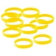 thumbnail image 1 of 10 Piezas / Paquete Pulseras De Silicona En Blanco Pulsera De Goma De Moda Amarillo, 1 of 3