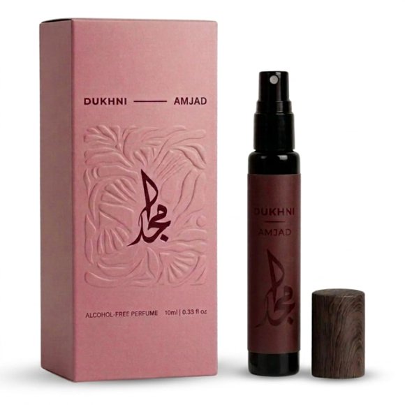 Perfume Dukhni Amjad 10 ml Unisex en Spray de Larga Duración